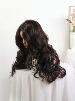 Newlook Heat Resistant Synthetic Hair Wigs Long Wavy Lace Front Wig