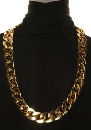 HC0050 90's Gold Costume Chain Link Accessory
