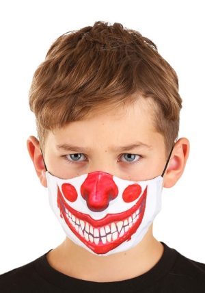 HC0057 Clown Sublimated Kid's Face Mask