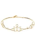 HC0042Gold Peak Circlet Adjustable Crown