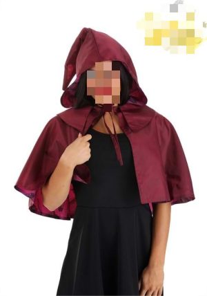HC0049Women's Hooded Capelet Halloween cosplay costume