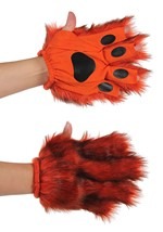 HC0098 Orange Fingerless Adult Paws