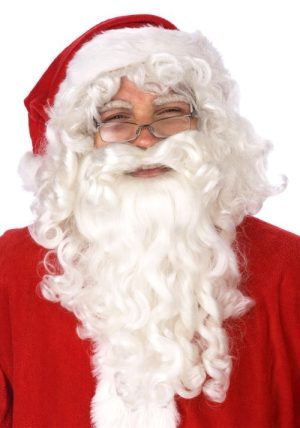 HC0124 Adult Santa Claus Wig and Beard Set