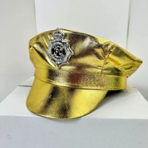 HT133 Captain Party Hats for Hen, Stag & Festival Fun -Gold