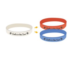 BQ0001 UV PRINTED SILICON WRIST BAND