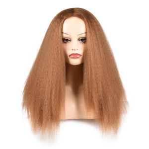 LA00027 Fluffy and explosive corn silk head cover, long wig head cover