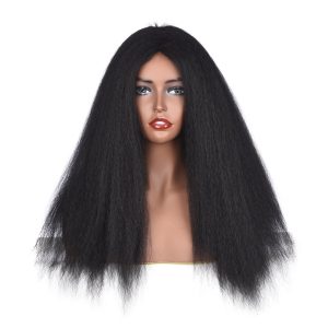 LA00026 Fluffy and explosive corn silk head cover, long wig head cover