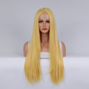 LA0006 One-meter straight hair for COSPLAY anime wigs, versatile long straight hair for women in multiple colors