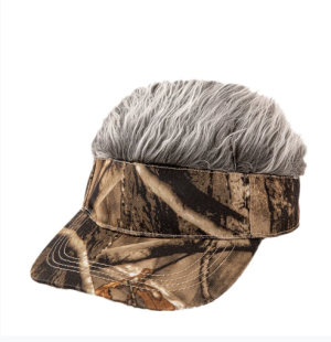 HT0030 Cross-border new wig camouflage baseball cap men ins street trendy baseball cap sun protection sun protection wig cap