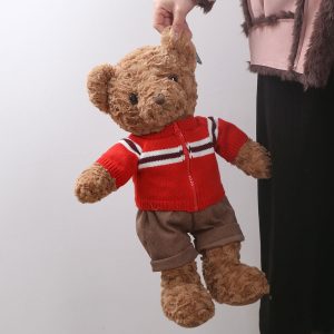 AM0099 Hug Baby Bear sweater Bear Children's soothing doll Teddy Bear Pillow Doll Birthday gift 40cm/0.28kg