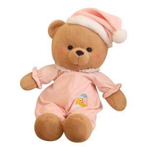 AM00105 Goodnight pajamas, teddy bear plush toys, soothing bed companions, cute dolls for a girl's birthday present