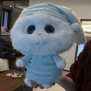 AM00103 cute rabbit boss doll, a plush toy doll pillow, a gift for girls