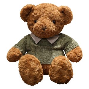 AM0068 Teddy bear plush toy, bear doll, birthday gift, cute little bear doll for girls to press on the bed, 50 cm
