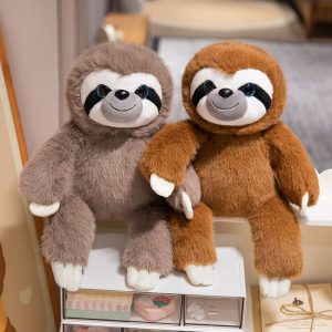 AM0080 Sloth plush toy, cute doll, children's birthday gift, girl animal pillow, 35 cm [0.3kg]
