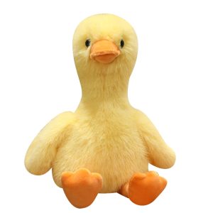 AM00141 Cute fried little duck, little yellow duck doll, plush toy, ugly duckling, children's birthday gift, little yellow duck 45 cm