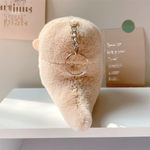 AM00113Cute fish-hugging otter plush toy, key chain, cartoon pendant, small accessory, plush