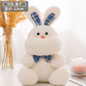 AM00139 New animal plush Hag creative rabbit doll home decoration piece, individually packaged little rabbit, white rabbit