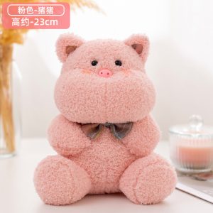 AM00140 New animal plush Hag creative doll home decoration piece, individual packaging pink little pig