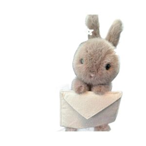AM00110 Envelope rabbit plush toy, cute and soothing little rabbit. Envelope rabbit doll, Valentine's Day birthday gift for girls