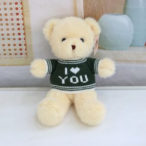 AM0078 Creative and cute bear dressing, teddy bear dolls, plush toys, children's birthday gifts, cute green bear