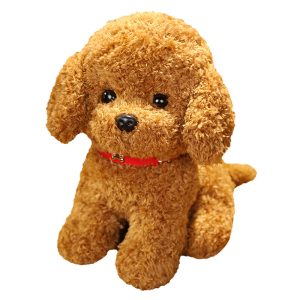 AM0044 New Teddy dog plush toy, children's soothing simulation dog figurine