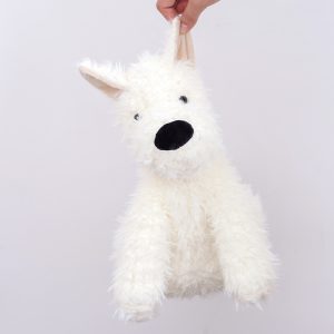AM0098 Popular West Highland Dog plush toys, dog pendants, bags, decorations, schoolbags, keychains, children's dolls, 25cm