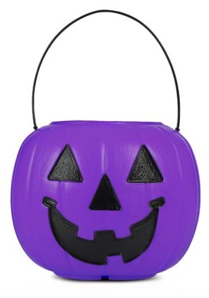 BL0031 Purple Pumpkin Treat Bucket