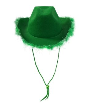 HT199 Western Style Cowboy & Cowgirl Hats - Feather Trim Customized Silver Wire Feather-edge Western Cowboy Hat for Men
