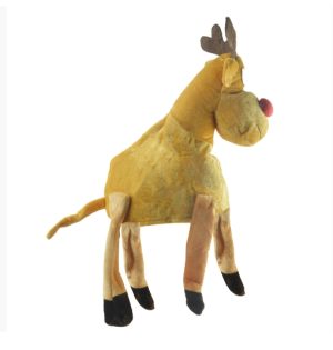 HT243 Soft Rudolph Christmas Hat With Legs Atmosphere Performance, Character Costume, Hat