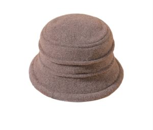 HT172 Woolen Fisherman Hat for Boys and Girls, Suitable for Autumn and Winter, British Retro, French Style