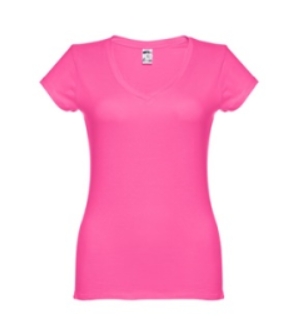 AC0015 ATHENS LADIES. 100% Cotton Womens Jersey Fitted Tee Shirt