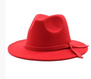 HT181 Solid-colored Bowler Hat, Broad-brimmed Hat, Men's and Women's Jazz Hat