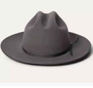 HT191 Best-selling Denim-style Sheepskin Felt Hat, Pure Wool Top Hat, Fashionable Wool Hat