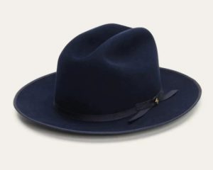 HT195 Best-selling Denim-style Sheepskin Felt Hat, Pure Wool Top Hat, Fashionable Wool Hat