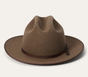 HT197 Best-selling Denim-style Sheepskin Felt Hat, Pure Wool Top Hat, Fashionable Wool Hat