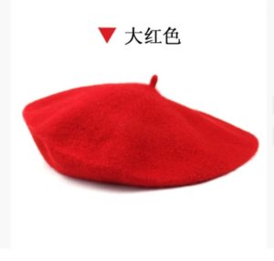 HT255 Woolen Hat, Wool Beret, Autumn and Winter Men's Hat, High-quality Wool, Japanese and Korean Style, Bell Beret.