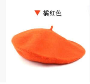 HT268 Woolen Hat, Wool Beret, Autumn and Winter Men's Hat, High-quality Wool, Japanese and Korean Style, Bell Beret.