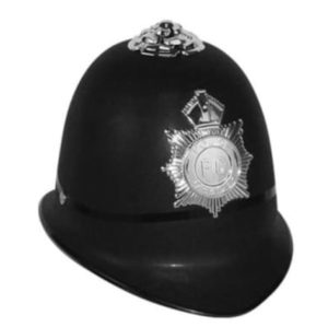 HT355 police cap for Christmas, Halloween, stage performance props, plastic cap