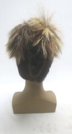 WA012 Bun, African messy curly ponytail with drawstring, synthetic wig, extended hair accessory