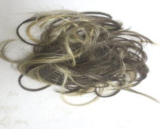 WA015 European and American high-temperature synthetic hair wig female hair bun bob hairstyle elastic hair package fluffy and natural hairstyle hair