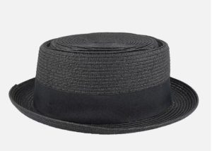 HT429 New Style Straw Hat for Men and Women, Summer Flat Brim Sun Protection Hat, Woven Straw Flat Top Sun Hat