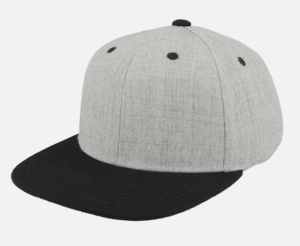 C00249 High-crowned Hard Brim Baseball Cap for Men and Women with Wide Brim to Make Face Look Smaller