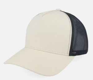 C00252 High-crowned Hard Brim Baseball Cap for Men and Women with Wide Brim to Make Face Look Smaller