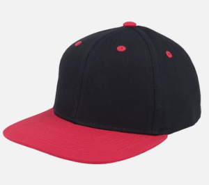 C00245 High-crowned Hard Brim Baseball Cap for Men and Women with Wide Brim to Make Face Look Smaller