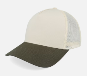 C00259 High-crowned Hard Brim Baseball Cap for Men and Women with Wide Brim to Make Face Look Smaller