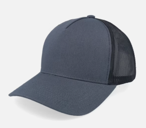 C00262 High-crowned Hard Brim Baseball Cap for Men and Women with Wide Brim to Make Face Look Smaller