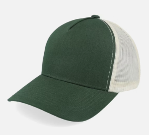 C00265 High-crowned Hard Brim Baseball Cap for Men and Women with Wide Brim to Make Face Look Smaller