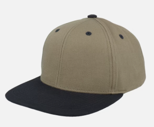 C00246 High-crowned Hard Brim Baseball Cap for Men and Women with Wide Brim to Make Face Look Smaller
