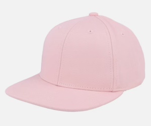 C00247 High-crowned Hard Brim Baseball Cap for Men and Women with Wide Brim to Make Face Look Smaller