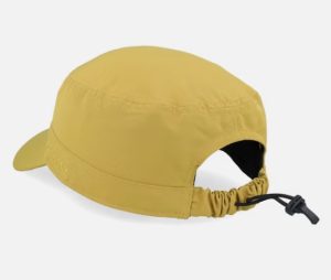 HT461 New style men's solid color smooth surface large head circumference retro short brim flat top military cap outdoor duckbill cap fashion